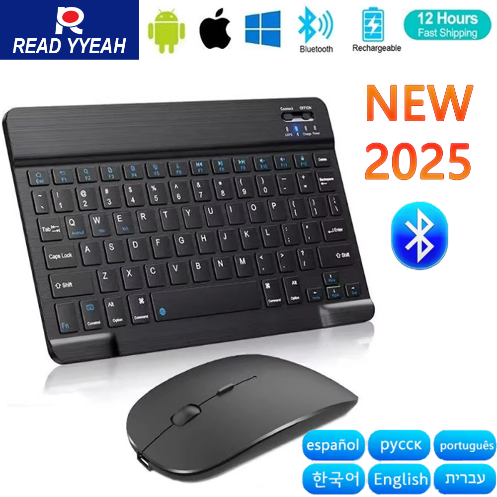 Wireless Keyboard Mini - 새로운 2025 블루투스 무선 키보드 마우스