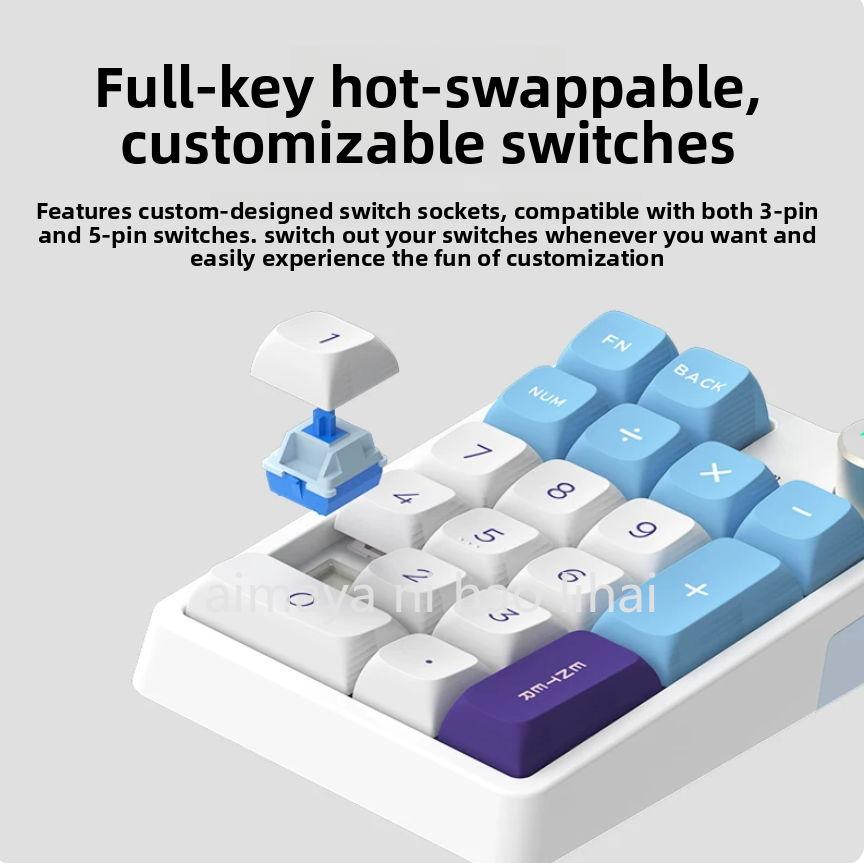 Wireless Keyboard Mini - Kzzi K20 미니 키패드 3가지 모드