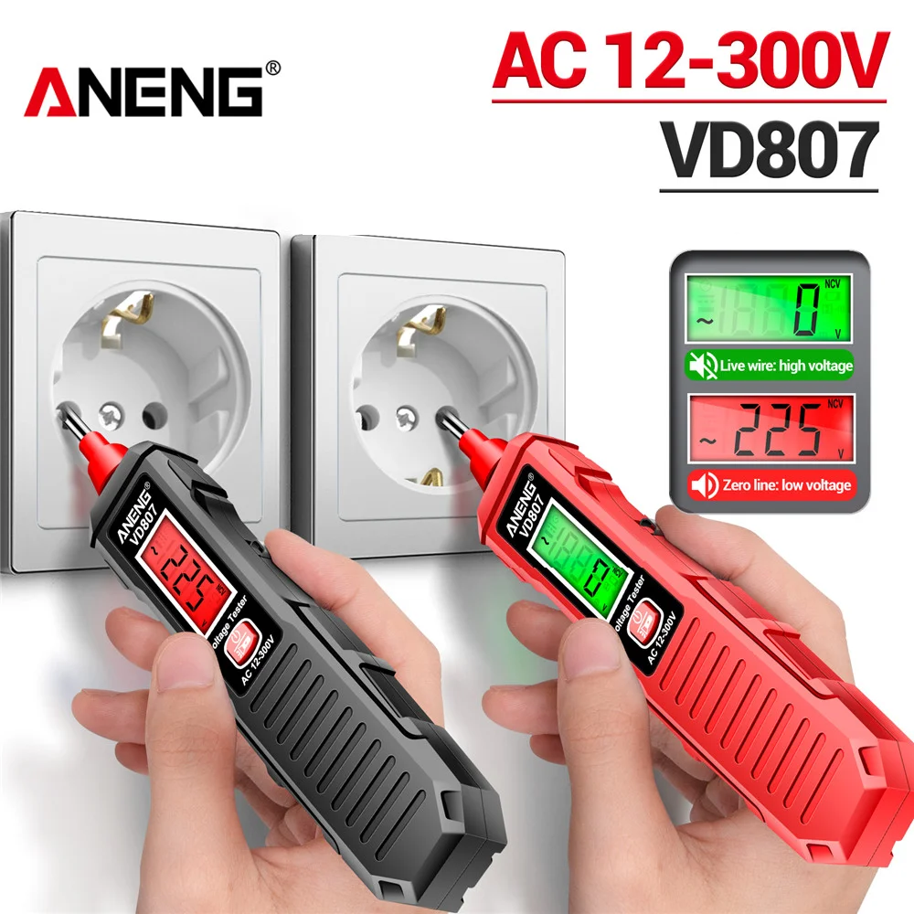 Electronics Quiz - ANENG VD807 스마트 전기 펜 테스터