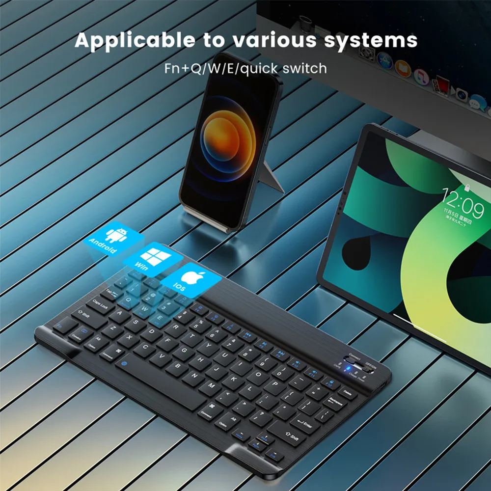 새로운 2025 블루투스 무선 키보드 마우스 IOS 안 - Wireless Keyboard Mini 리뷰 및 가격