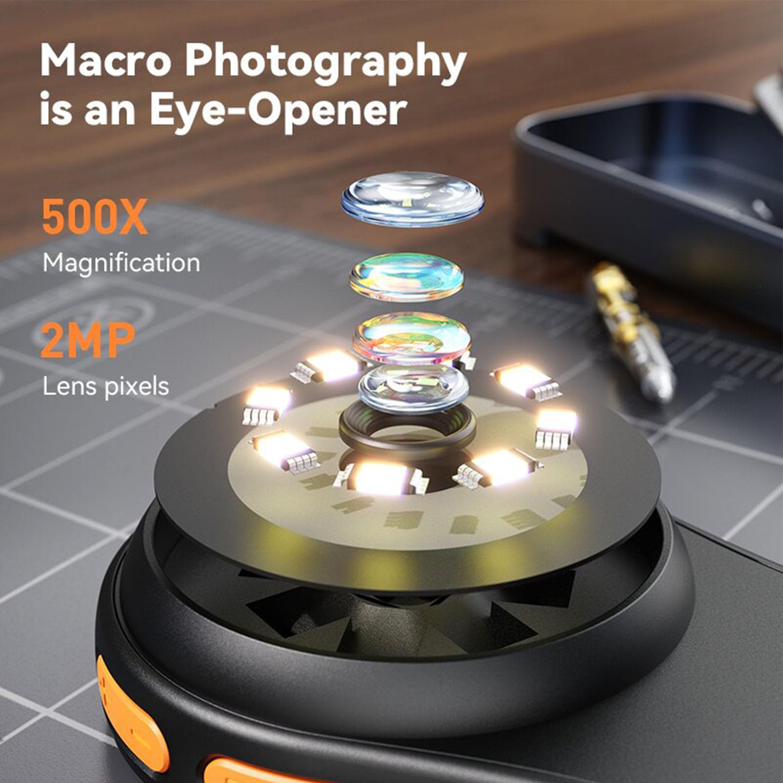 2.0인치 IPS 스크린이 장착된 500배 디지털 현미 - Digital Magnifier Reading 리뷰 및 가격