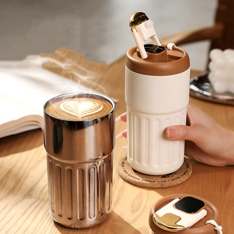 휴대용 스테인리스 스틸 스마트 단열 커피 머그잔, LE - Smart Water Bottle Tracker 리뷰 및 가격