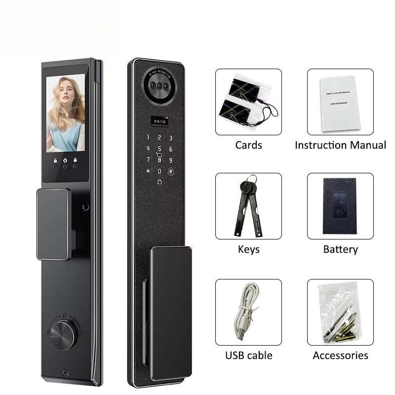 Tuya WiFi 스마트 도어 잠금 장치, 가정용 생체 - Electronics & Gadgets Charging Gocable 8 In 1 Edc 100W Cable 리뷰 및 가격