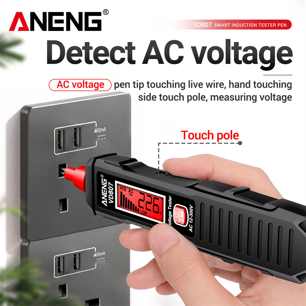 ANENG VD807 스마트 전기 펜 테스터 NCV 센 - Electronics Quiz 리뷰 및 가격