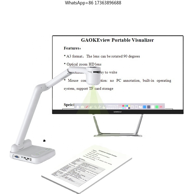 가오케 A3A4 미니 스캐너 문서 카메라 (학교용) 8 - Document Camera Visualizer 리뷰 및 가격