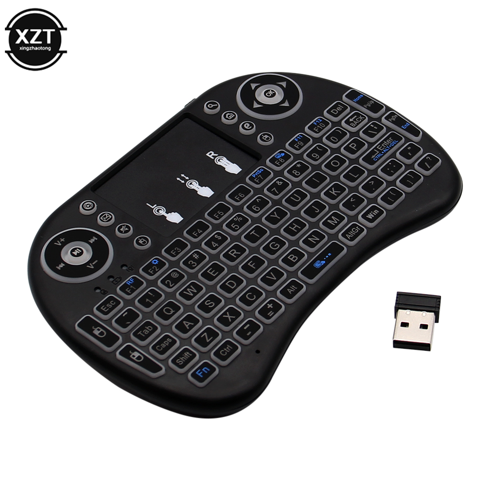 백라이트 에어 마우스 원격 터치패드, 안드로이드 TV  - Wireless Keyboard Mini 리뷰 및 가격