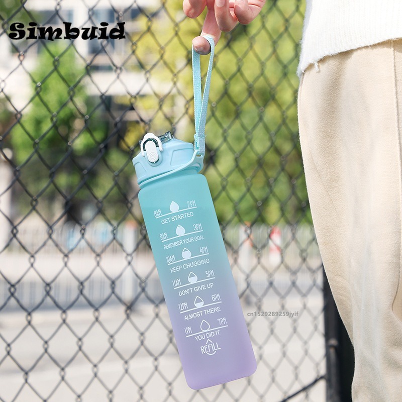 동기 부여 스포츠 물병, 빨대가 있는 휴대용 누수 방지 - Smart Water Bottle Tracker 리뷰 및 가격