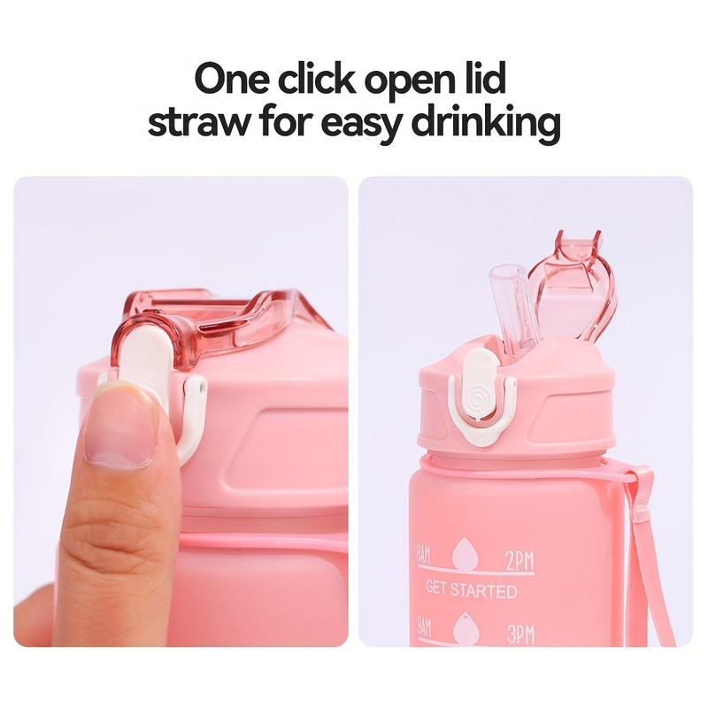 시간 추적 빨대가 포함된 스포츠 물병 누출 방지 잠금  - Smart Water Bottle Tracker 리뷰 및 가격