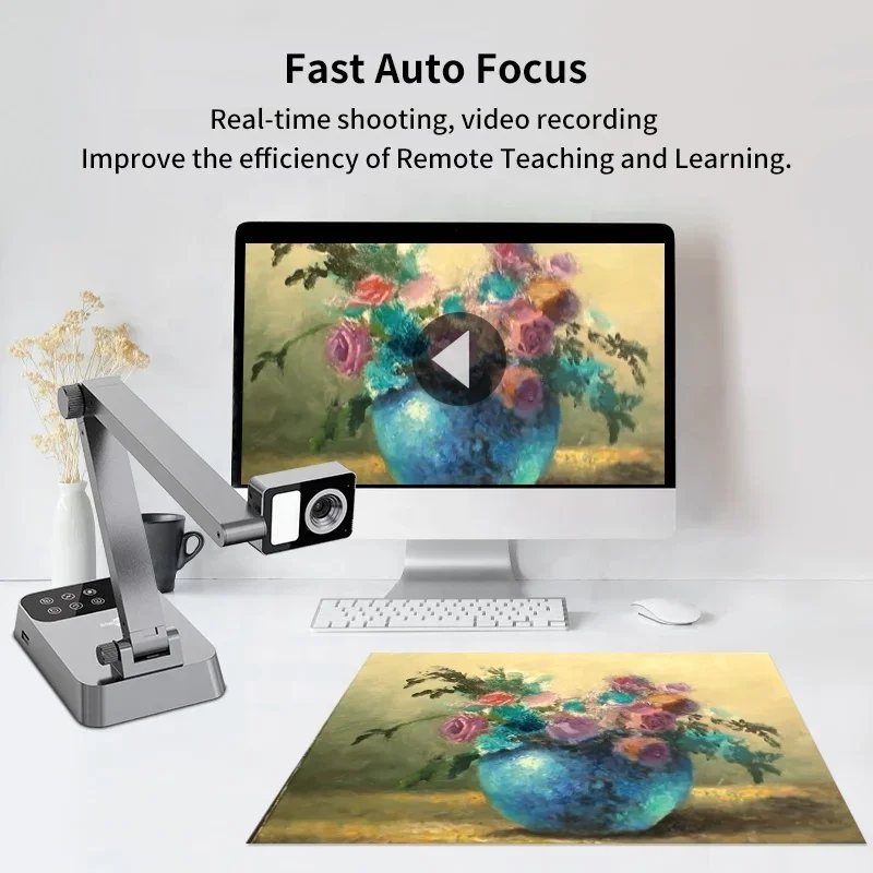 새로운 휴대용 교육용 프로젝터 도구 A3 HD MI 문 - Document Camera Visualizer 리뷰 및 가격
