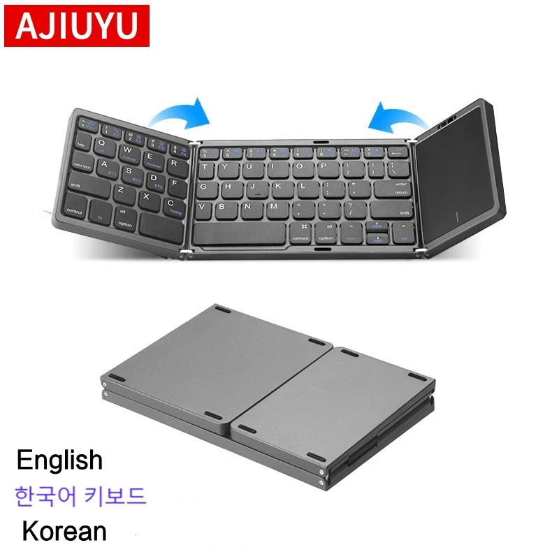 한국어 영어 미니 휴대용 접이식 키보드 IOS 안드로이 - Wireless Keyboard Mini 리뷰 및 가격